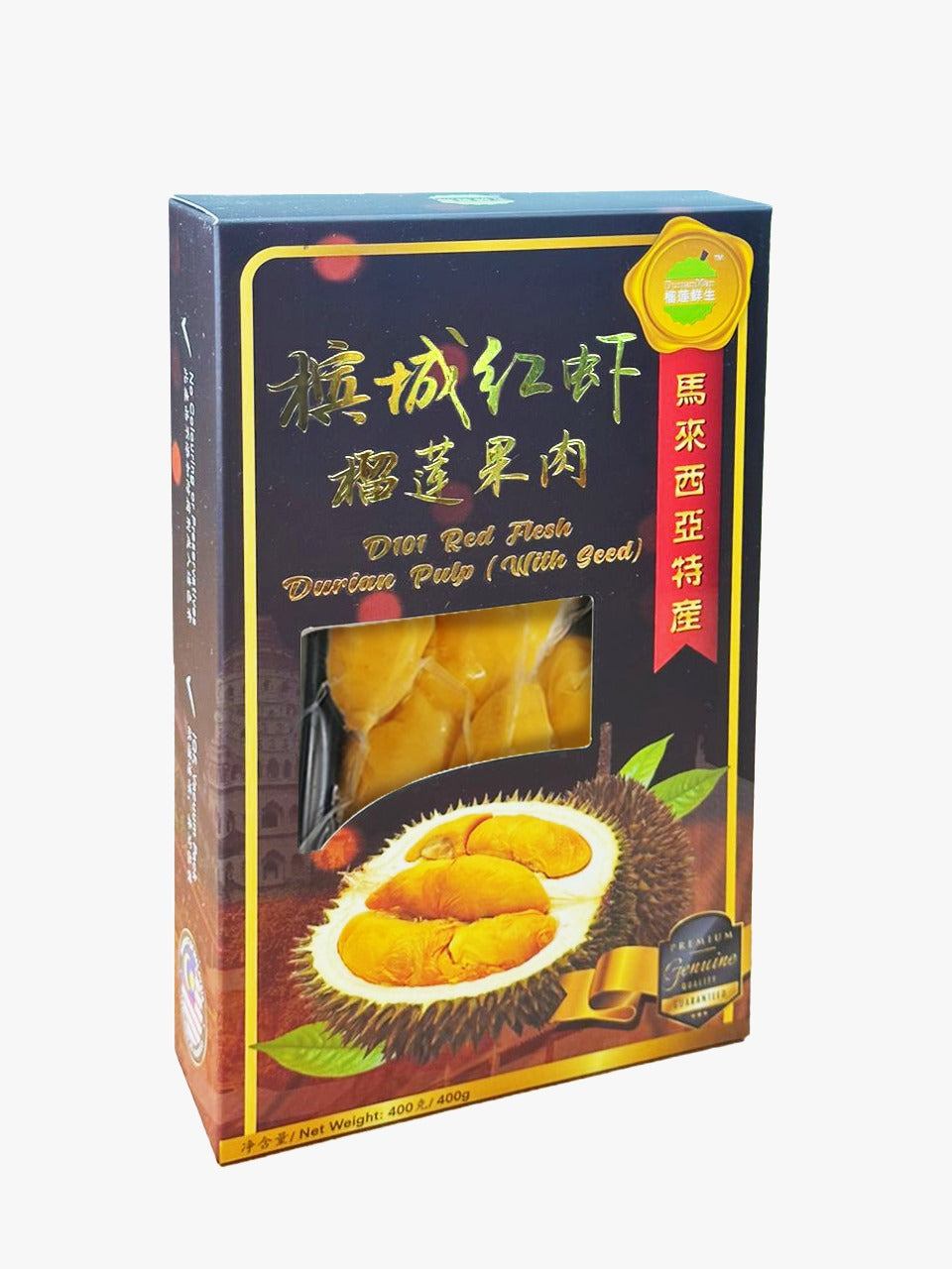 Frozen Red Prawn Durian (Prepacked) 红虾榴莲 400g
