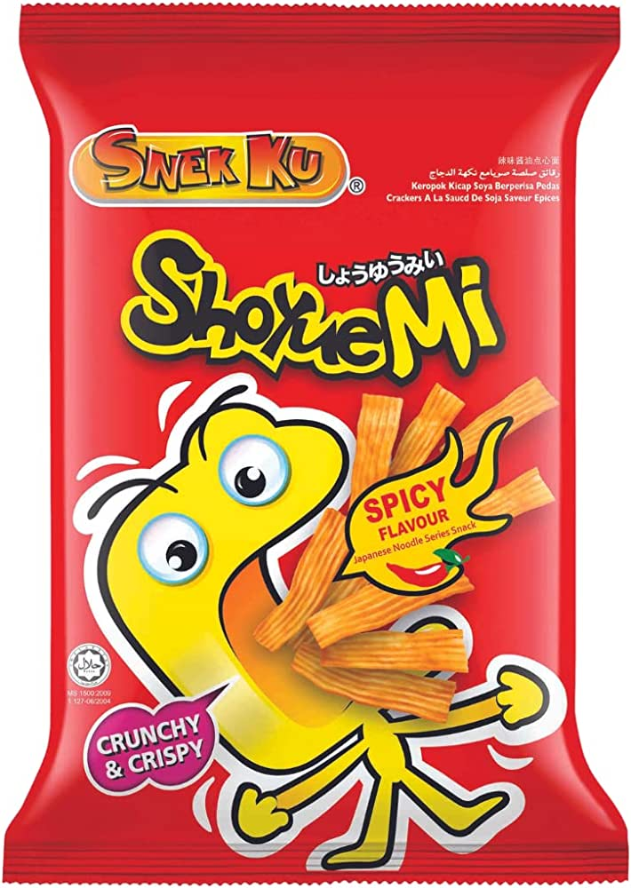 Snekku SHOYUEMI Spicy Snack 噹噹蝦味條 60g