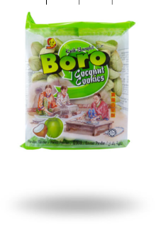 Boro Coconut Cookie Pandan 寳囖香脆酥班兰味 195g