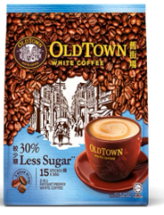 Old Town White Coffee Less Sugar 3 in 1 38g x 15s