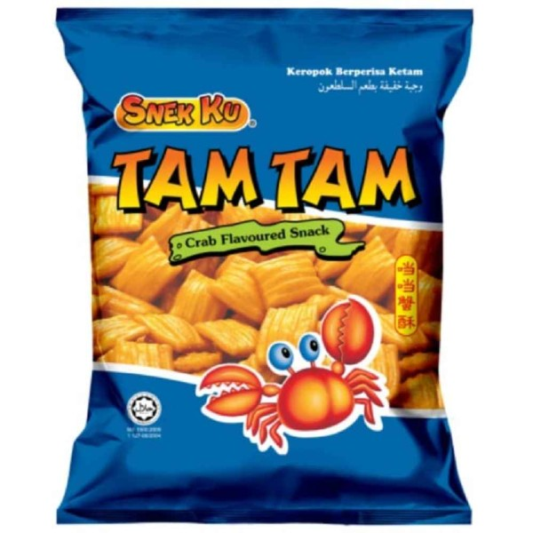 Snekku Tam Tam Crab Snack 噹噹蟹酥 70g