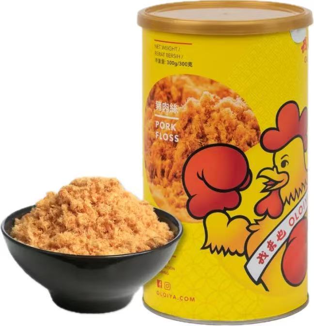 Oloiya Pork Floss in Can 我来也肉松 300g
