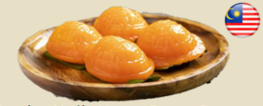 Nyonya Lady - Frozen Angku Kuih - Mung Bean Orange  15pieces