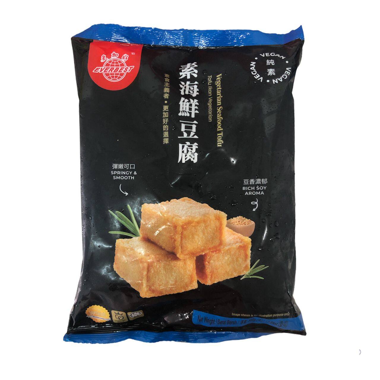 Everbest Vegetarian Seafood Tofu 素海鲜豆腐  500g