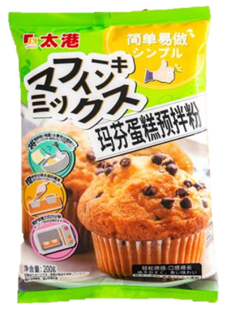 Cake Premixed Flour 太港-玛芬蛋糕预拌粉 200g