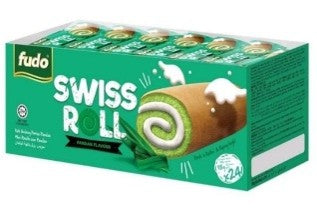 Oriental Swiss Roll Pandan Flavoured 瑞士卷椰香斑斓味蛋糕 24pcs x 18g