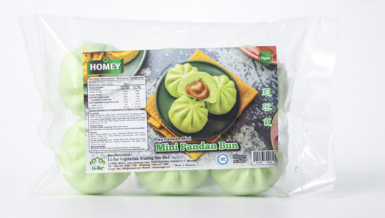 Vegan Mini Pandan Flavour Bun with Lotus Paste 迷你班兰莲蓉包 260g