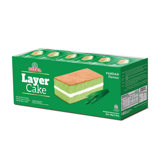 Oriental Brand Pandan Layer Cake  斑斓香叶蛋糕 16g x 24s